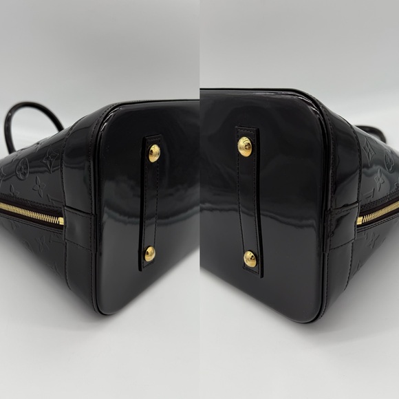 Authentic NEW Louis Vuitton Dark purple Vernis Alma GM - Picture 13 of 17